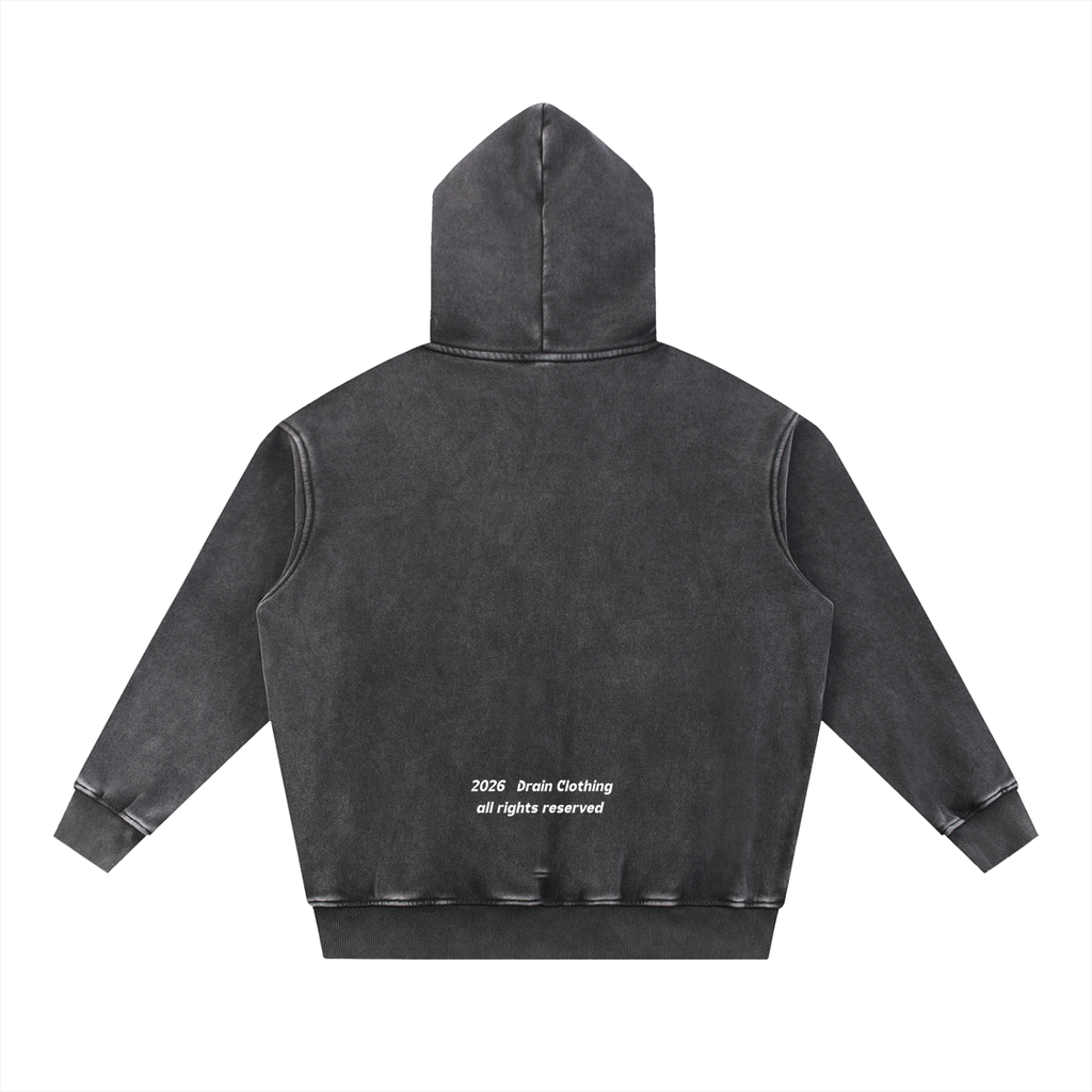 SNOW WASH HOODIE ONYX