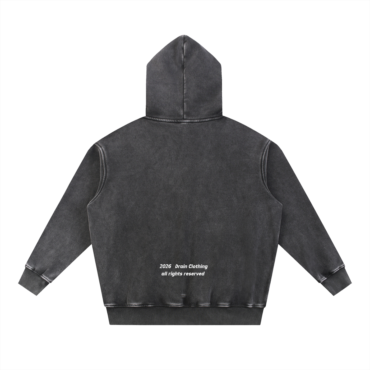SNOW WASH HOODIE ONYX