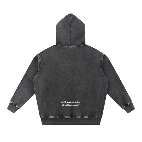SNOW WASH HOODIE ONYX
