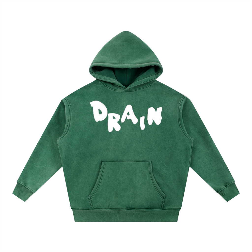 SNOW WASH HOODIE EMERALD