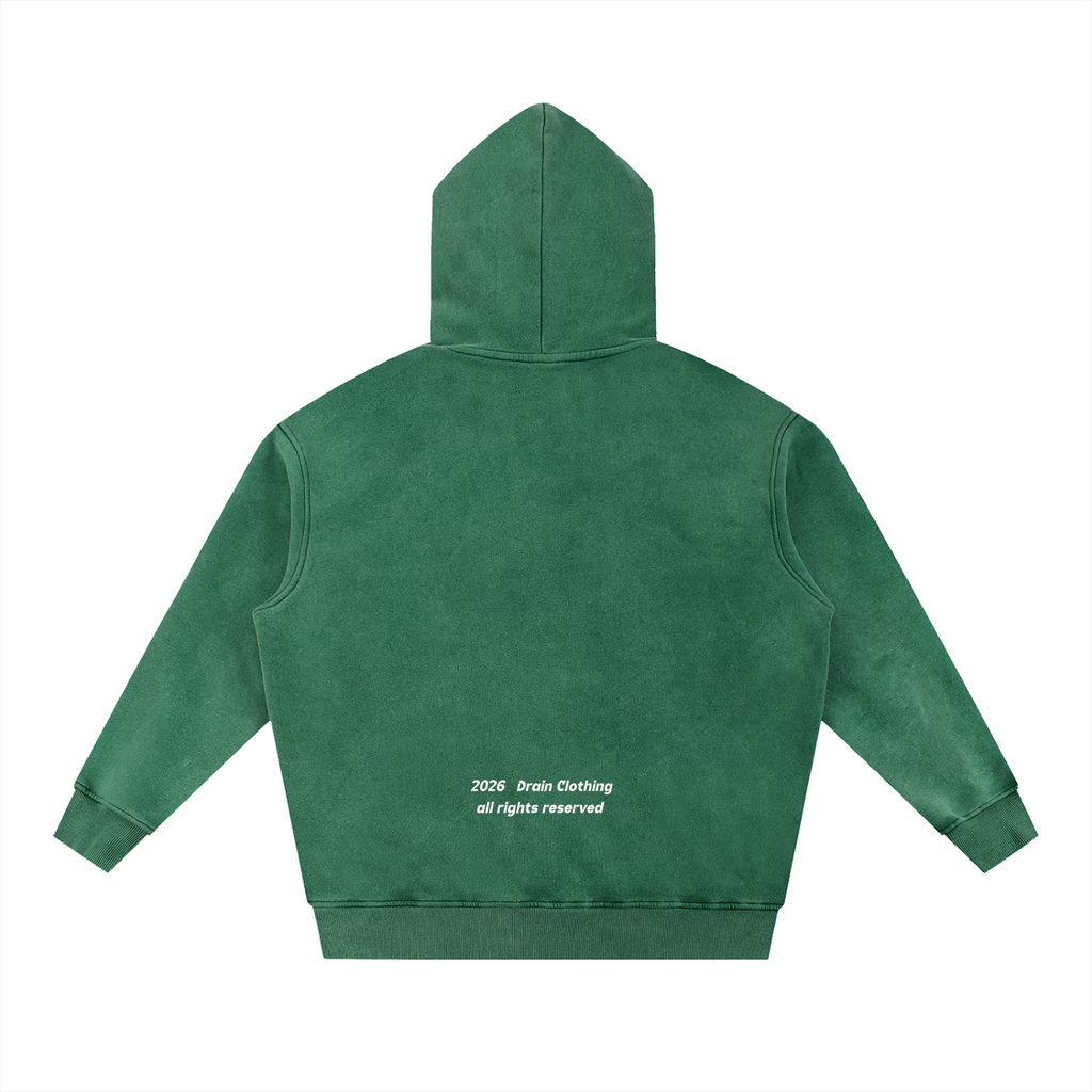 SNOW WASH HOODIE EMERALD