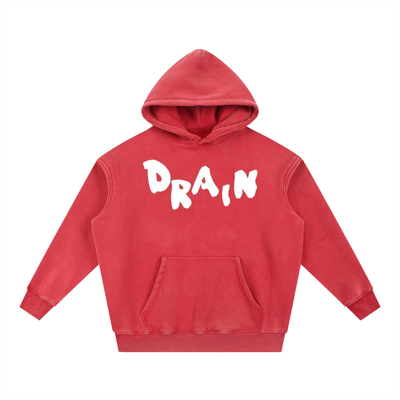 SNOW WASH HOODIE CHERRY