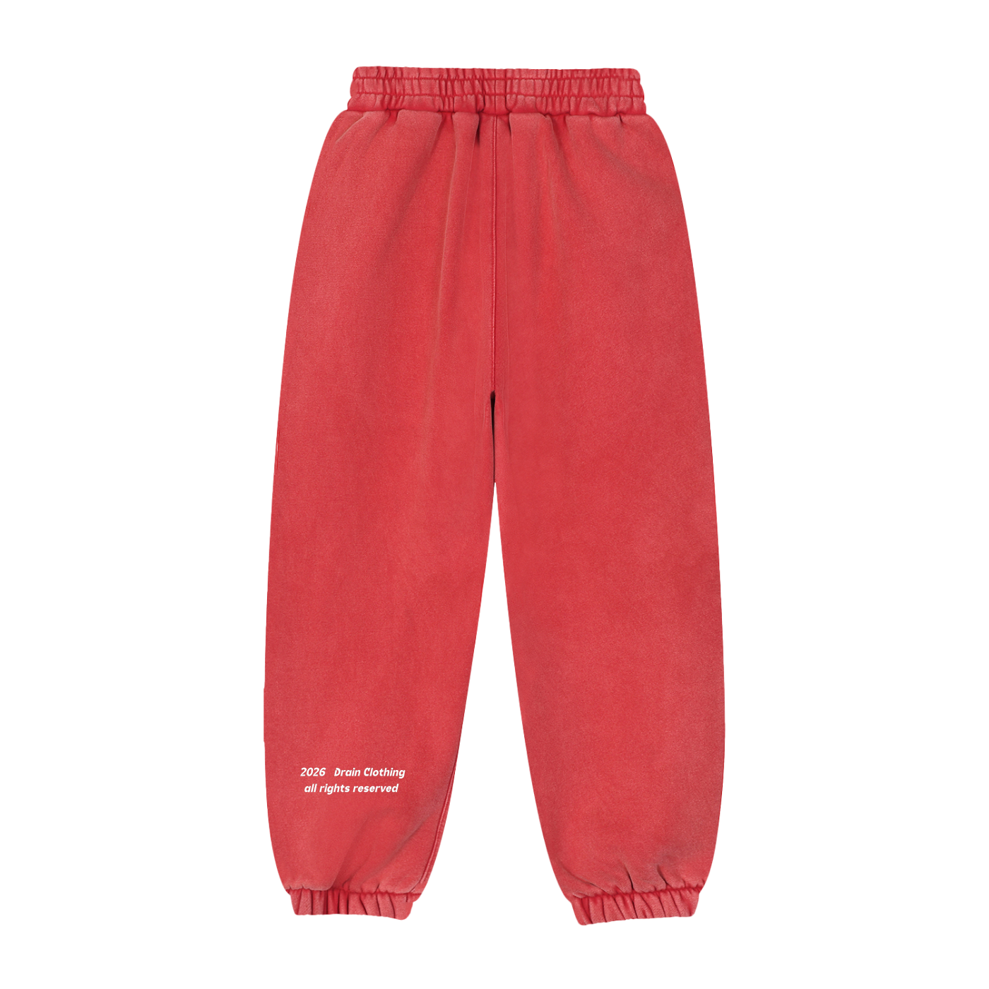 SNOW WASH SWEATPANTS CHERRY