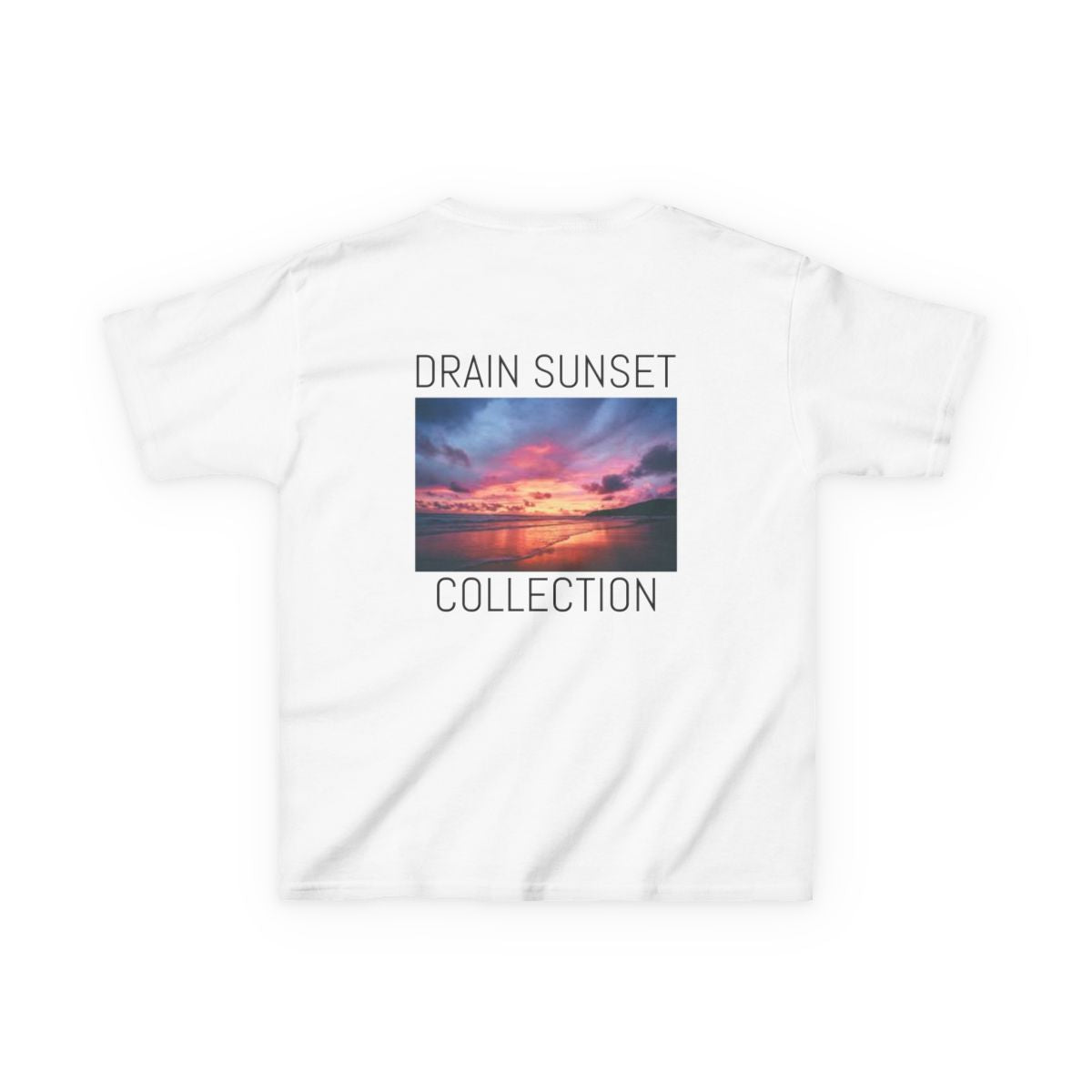 Drain Sunset Wave Kids Tee